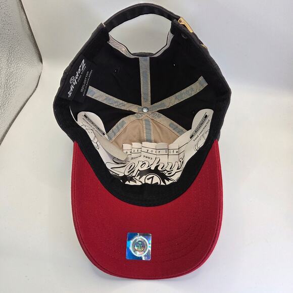 NC State Wolfpack Hat Zephyr Claspback Cap NWT Red Black College Cotton - Picture 8 of 10